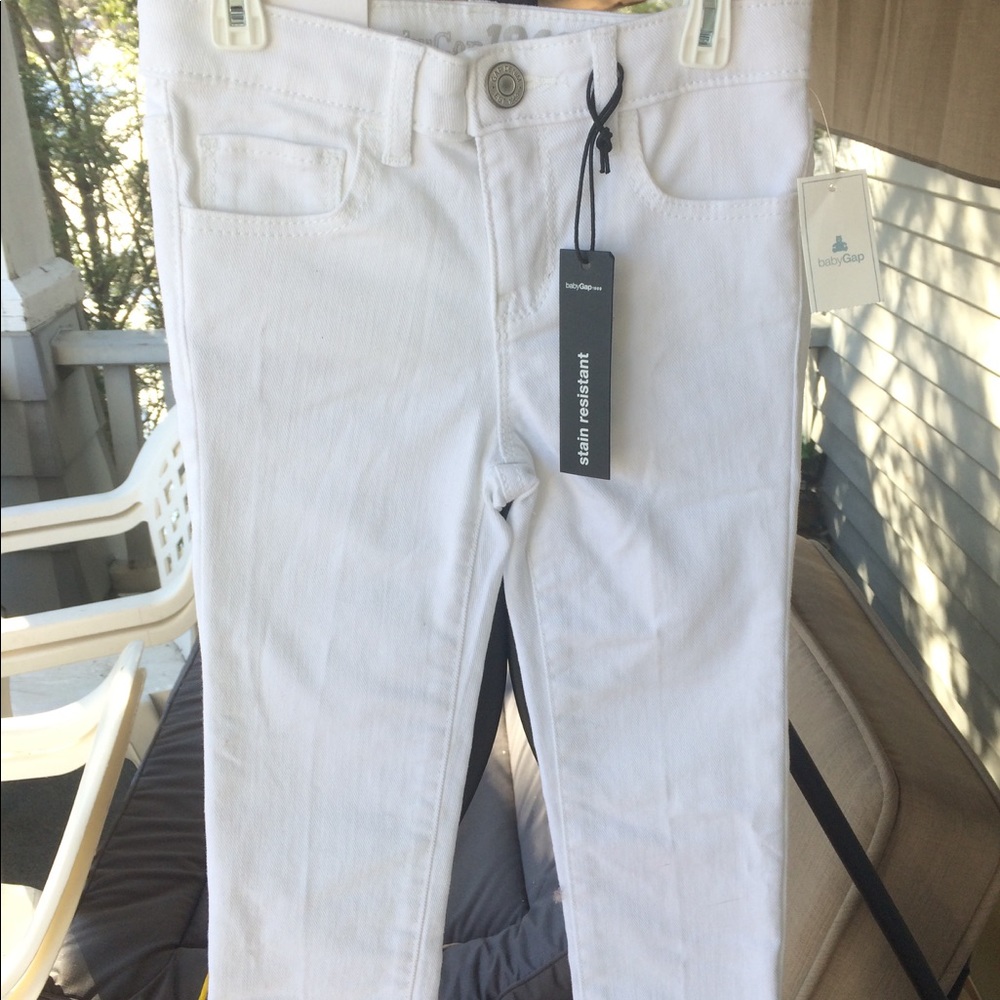 Gap Toddler White Skinny Jeans